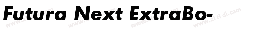 Futura Next ExtraBo字体转换